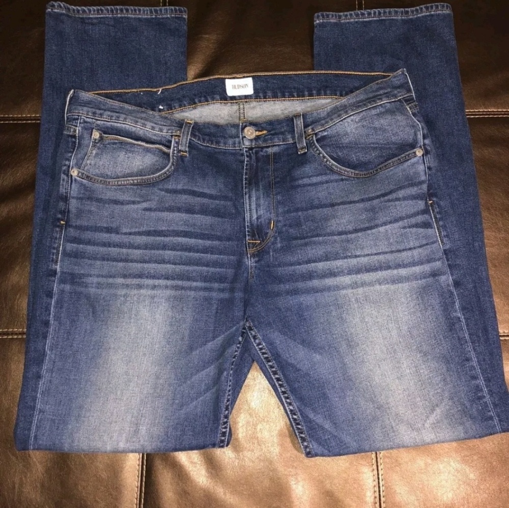 Hudson Byron 5 pocket zip jeans straight leg 38/34